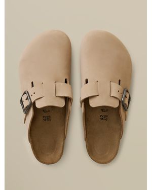 Faherty Birkenstock + Boston Wire Buckle - Natural