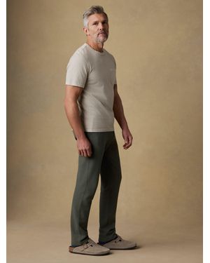 Faherty Highland Knit Trousers - Natural