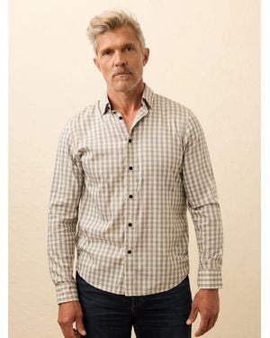 Faherty Soft Twill Movement&Trade; Shirt - Natural