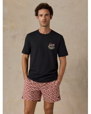 Faherty Sunwashed Regenerative Graphic T-Shirt - Multicolour