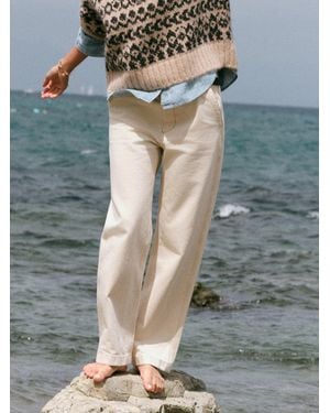 Faherty Driftwood Denim Pants - Natural