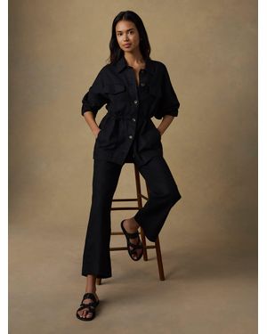 Faherty Sun Strider Linen Trousers - Natural