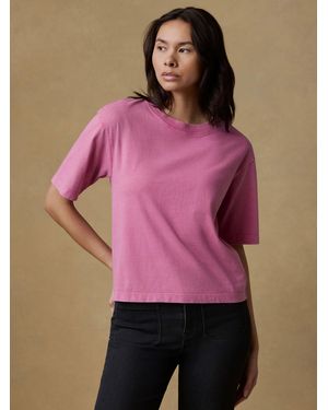 Faherty Recycled Cotton Vintage T-Shirt - Pink