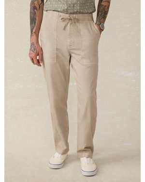 Faherty Dune Utility Trousers - Natural