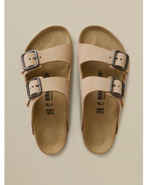 Faherty Birkenstock + Arizona Wire Buckle - Natural