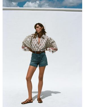 Faherty Suki Blouse - White