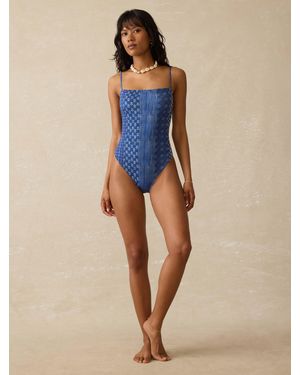 Faherty Sunset One Piece - Blue