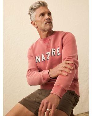 Faherty Winter Swell Crewneck Sweatshirt - Pink