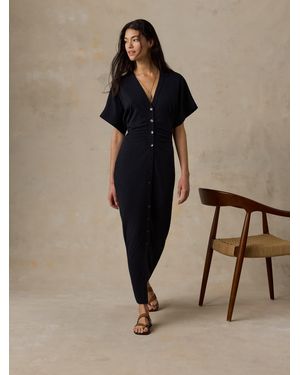Faherty Cotton Hemp Maxi Dress - Natural