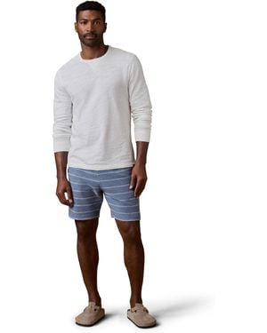 Faherty Whitewater Sweatshort - Blue