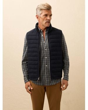 Faherty Teton Valley Vest - Blue