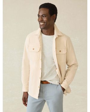 Faherty Sunwashed Canvas Cpo - Brown