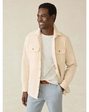 Faherty Sunwashed Canvas Cpo - Brown