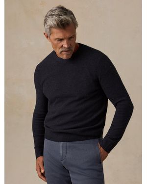 Faherty Jackson Crew Jumper - Black