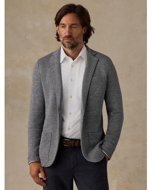 Faherty Inlet Knit Blazer - Grey