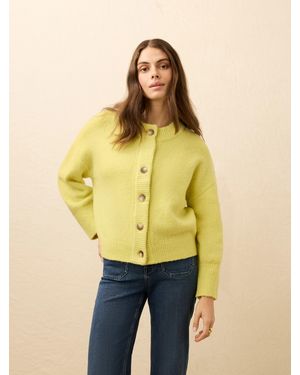 Faherty Alpine Cosy Cardigan - Yellow