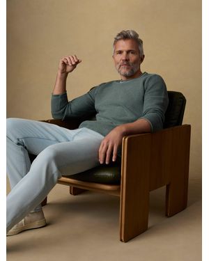 Faherty Sunwashed Dockside Jumper - Green