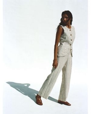 Faherty Sun Strider Linen Pants - Natural