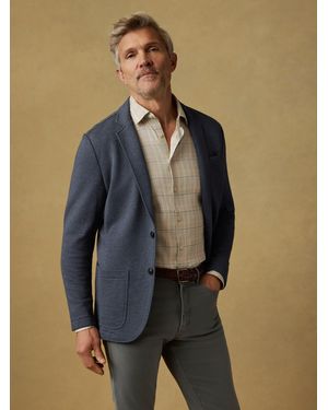 Faherty Inlet Knit Blazer - Blue