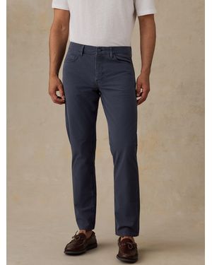 Faherty Costa 5-Pocket Pants - Blue