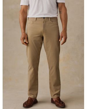 Faherty Costa 5-Pocket Pants - Natural