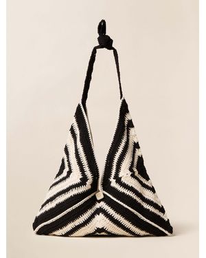 Faherty Riviera Crochet Bag - Natural