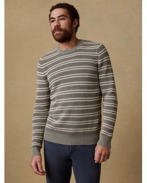 Faherty Sunwashed Crewneck Jumper - Natural