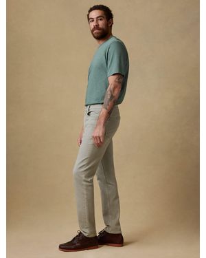 Faherty Stretch Terry 5-Pocket Trousers - Natural