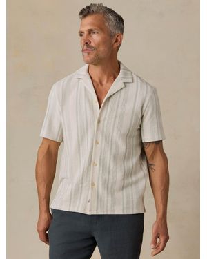 Faherty Short-Sleeve Oasis Camp Shirt - Natural