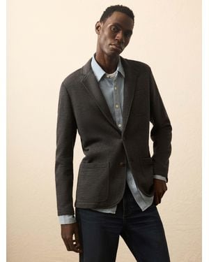 Faherty Inlet Knit Blazer - Black