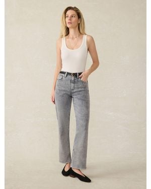 Faherty Slim Straight Sunwashed Denim - Blue