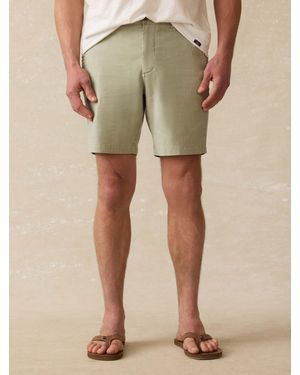 Faherty Tradewinds Linen Blend Short - Natural