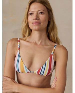 Faherty Solstice Triangle Top - Brown