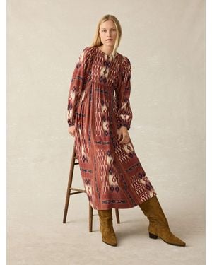 Faherty Stevie Dress - Green