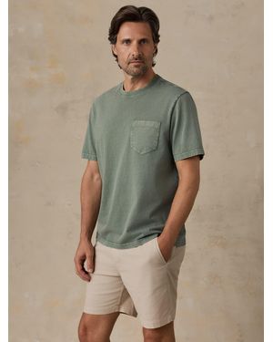 Faherty Short-Sleeve Recycled Cotton T-Shirt - Green