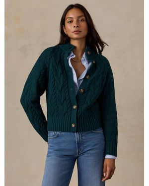 Faherty Sunday Morning Cardigan - Blue