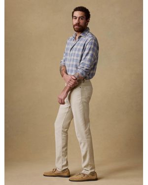 Faherty Stretch Terry 5-Pocket Pants - Natural
