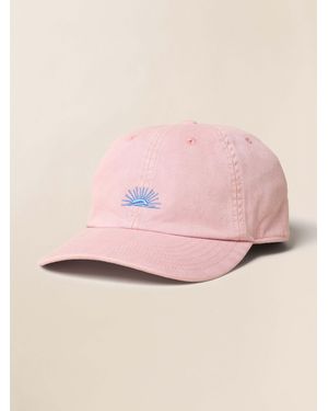 Faherty Sunwashed Twill Baseball Hat - Pink