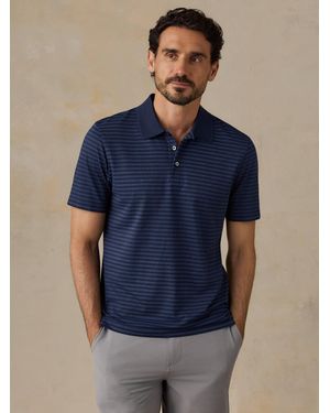 Faherty Short-Sleeve Movement&Trade; Pique Polo Shirt - Blue