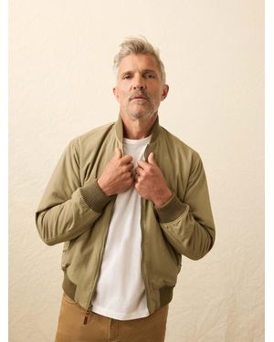 Faherty Military Bomber Jackets - Natural