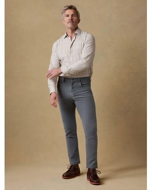 Faherty Stretch Terry 5-Pocket Athletic Fit Trousers - Multicolour
