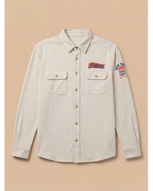 Faherty New York Knicks Legend&Trade; Jumper Shirt - Natural