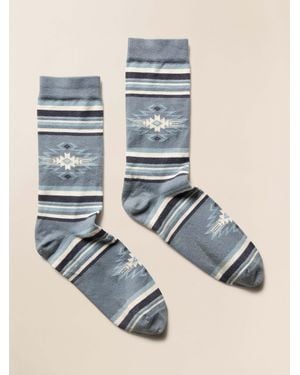 Faherty Native Sock - Blue