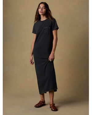 Faherty Recycled Cotton Jersey T Shirt Dress - Natural