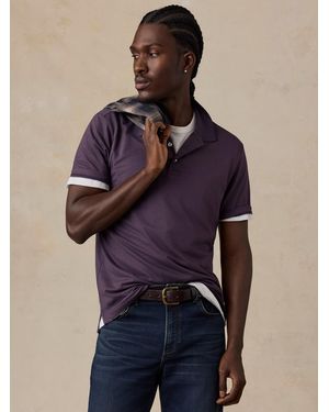 Faherty Short-Sleeve Movement&Trade; Pique Polo Shirt - Blue