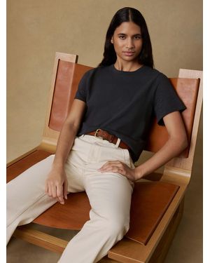 Faherty Sunwashed Regenerative T-Shirt - Brown