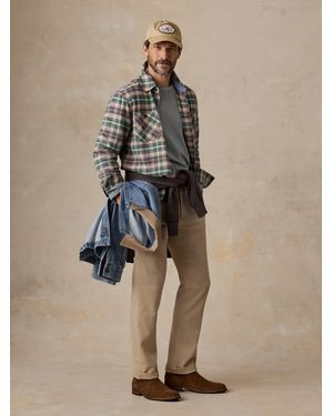 Faherty Japanese Flannel Workshirt - Natural