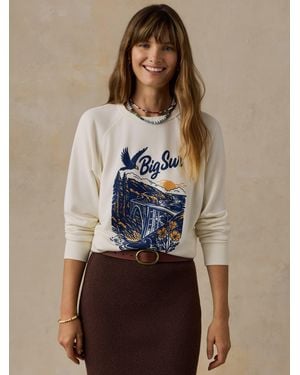 Faherty X Parks Project Big Sur Coastal Cloud Crew - Natural