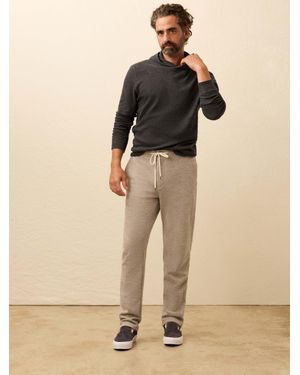 Faherty Inlet Jogger Trousers - Natural