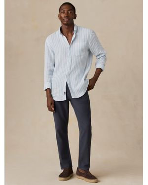 Faherty Stretch Terry 5-pocket Pants (34" Inseam) - Blue